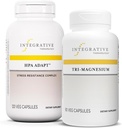 Tri-Magnesium, 90 Capsules & HPA Adapt, 120 Vegan Capsules - Kalp Fonksiyonlar ve Bone Health* - Ashwagandha ile Sağlıklı Stres Yanıtını Destekleyin*