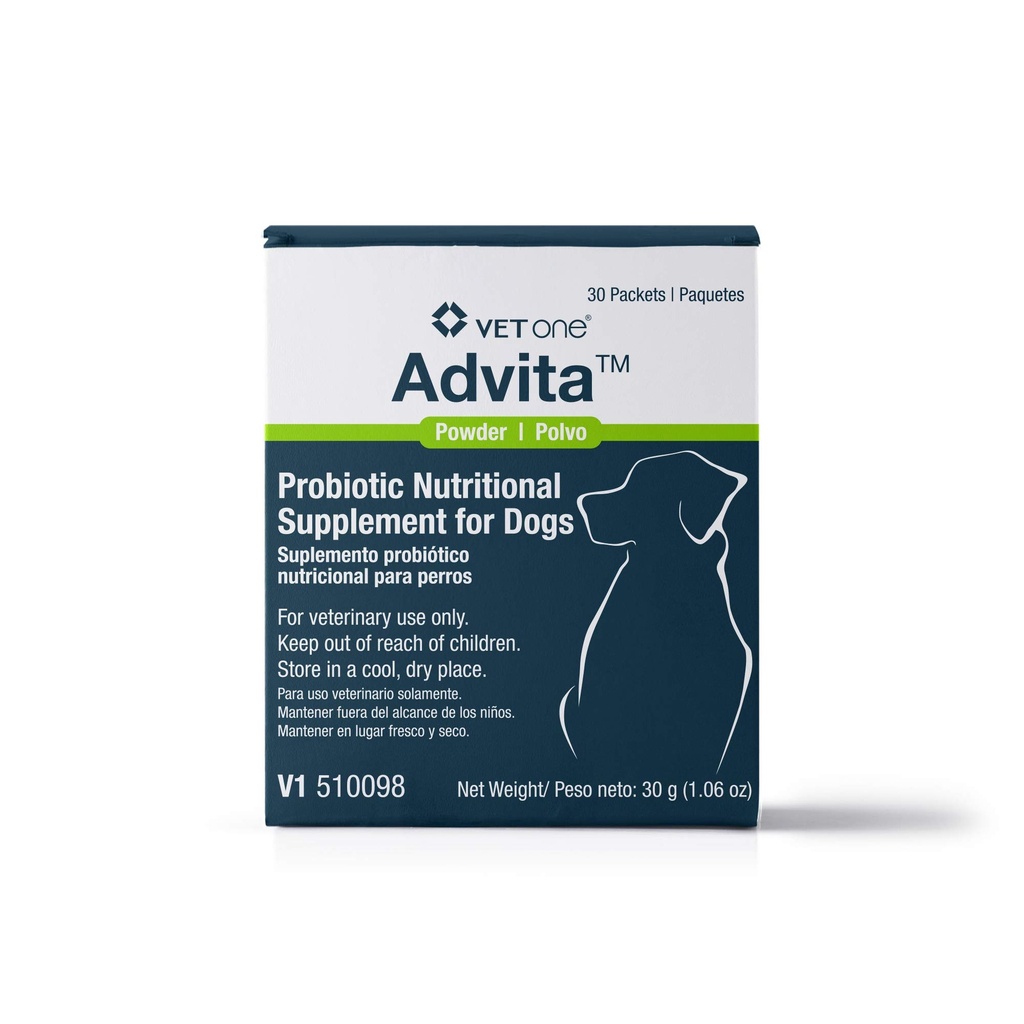 VetOne Advita Probiyotik Beslenme Supplement for Dogs - 30, 1 g Packets