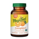 MegaFood Kompleksi C - Vegan Immune Support Supplement with Vitamin C 250 mg, Made with Real Food Including Orange, Cranberry & Brown Rice, Gluten-Free, Kosher - 60 Tablet, 60 Hizmet