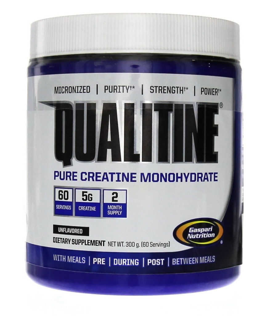 Gaspari Beslenme Saf Kretine Monohidrat, 5g of Pure Kretine, Boost Kas ve Boyut (Unflavored, 60 Hizmet)