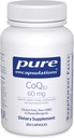Saf Encapsulations CoQ10 60 mg | Coenzyme Q10 Supplement for Energy, Antioksis, Brain and Cellular Health, Cognition, and Cardiovascular Support* | 250 Capsules