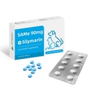 Köpekler ve Kediler için 90 - Liver Support Supplement with Milk Thistle - Ortak Sağlık, Liver Detox ve Hareketlilik - Cats ve Small & Medium Köpekler için İdeal -