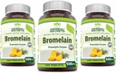 Herbal Sırları Bromelain 500 Mg 120 Tablet Tamam | 3 Paket | Non-GMO | Gluten Free | Made in USA