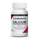 Kirkman - Gıda Bisglycinate Chelate 200 mg - 120 Capsules - Vitamin D3 olmadan - Güçlü Bones - Hipoallergenic