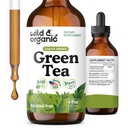 Vahşi ve Organik Yeşil Çay Ölçeği - Antioksi-Rich Green Tea Supplement - 2-Month Supply - Vegan, Sugar & Alkol-Free Camellia Sinensis Tincture - 4 fl oz