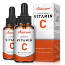 Yetişkinler için Liposomal Vitamin C 2000 mg Sıvı, Yüksek Abvitamin VIT C, Max Vitamin C, Immune System & Antioksi Support, 60ML (2 Şişe)