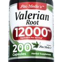 FITO MEDIC'S Lab | Valerian Root Capsules |200 Capsules |12000 mg | Valerian Root Extract | Mekanik Ekstraksiyon | Ultra yüksek Abhidrorpsiyon.
