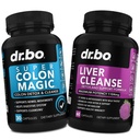 Kolon Cleanser Detox & Liver Cleanse - 15 Günlük Kolon Temiz Pills Probiyotik & Liver Detox Desteği Tamam Süt Butle Dandelion - Bowel Hareketi Intestinal Stomach Bloating Gut