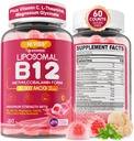 Methylfolate 5000 mcg/10000 mcg w/L-Methylfolate, B6, Lion's Mane Mushroom, CoQ10, PQ, Magnezyum Glycinate, Ekstra Güçlü Liposomal B12 Enerji için Kompleks, Focus,Brain & Immunity 1Pack