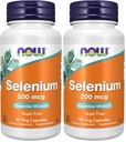 Şimdi Tamamlar, Selenium (L-Selenomethionine) 200 mcg, Essential Mineral*, 90 Veg Capsules (Pack of 2)