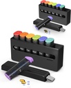Haftalık Pill Organizer 2 Times a Day - Am Pm Pill Box 7 Gün, Büyük İki Tıp Pill Case for Daily Drug, Vitamins, Fish Oils, Supplements Portable Week Pill Holder Container.