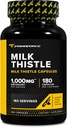 Primaforce Süt Butle 180 Capsules 1000 mg Eşdeğer - Gluten Free, Non-GMO Diyetsel Supplement, 250 mg of 4:1 Ekstraksiyon