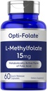 Carlyle L Torchfolate 15 mg | 60 Capsules | Max Potency | Optimized ve Aktif | Non-GMO, Gluten Free | Metil Folate, 5-MTHF | Opti-Folate