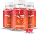 Çinko ve Vitamin C ile Canlı Yaşlı Gummies - Immune Support Supplement with Vitamin D, A, E, B12 - Sağlıklı Kemikler ve Dişler için Gummies, Keto & Non-GMO - Raspberry Flavor | 3Pack