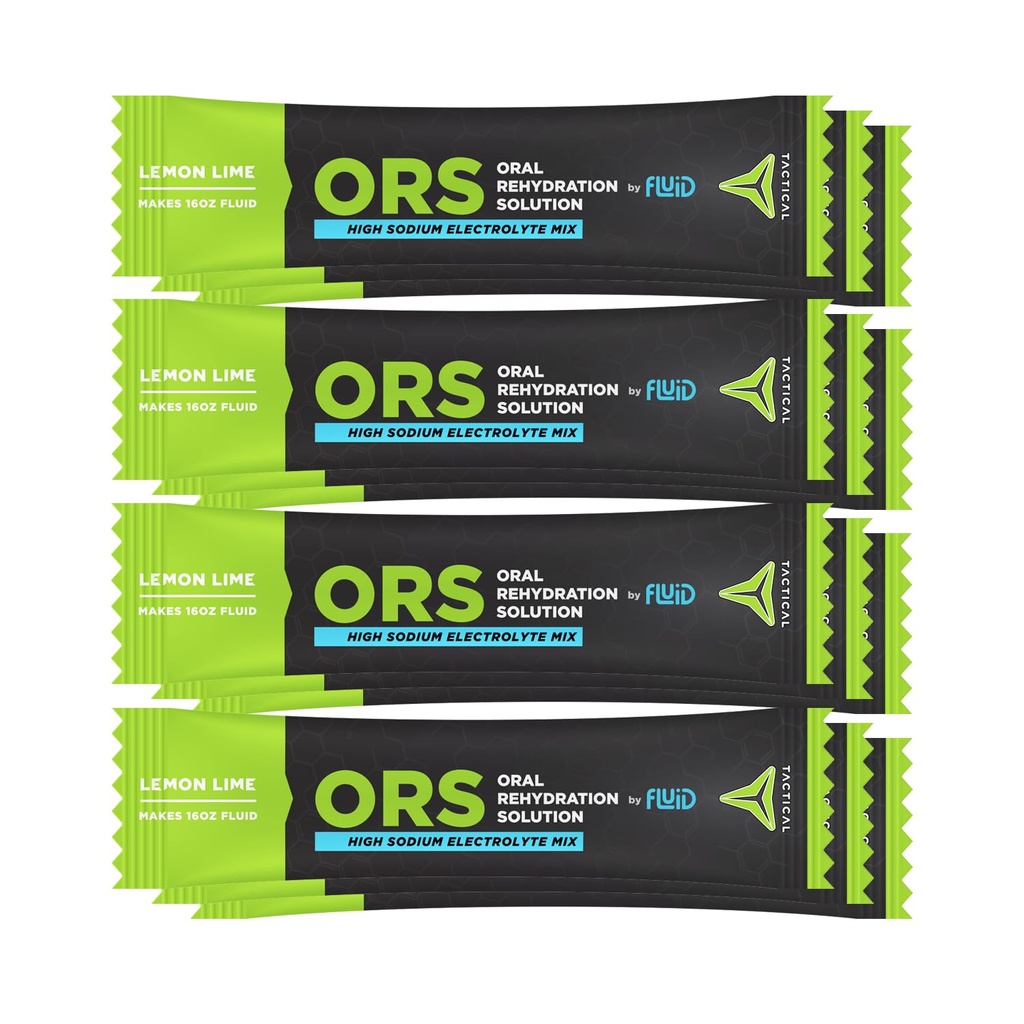 Akışkanlar Taktik - ERS (Oral Rehidr çözümü), Recover Fast Dehidr Electrolytes, 12pack (Lemon Lime)