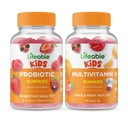 Lifeable Probiyotik 2 Milyar CFU Kids + Multivitamin Kids, Gummies Sche - Great Tasting, Vitamin Supplement, Gluten Free, GMO Free, Chewable Gummy
