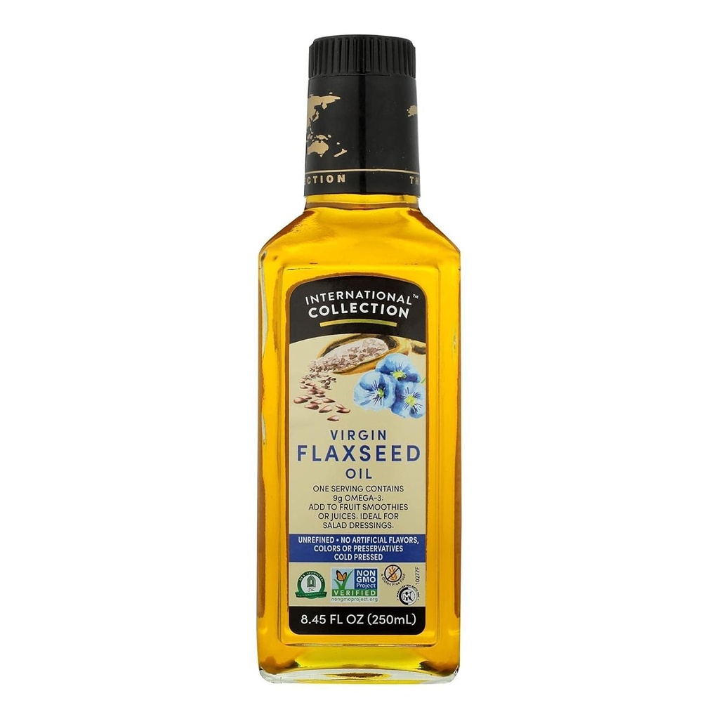 International Collection, Oil Flax Tohum, 8.45 OZ (Pack of 6)