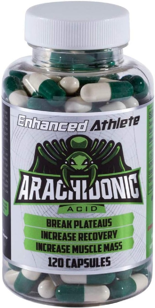 Geliştirilen sporcular - Arachidonik Asit Supplement - Kas ve Kuvvet Supplement for Artan Kas Mass & Improv Recovery for Men & Women (120 Capsules)