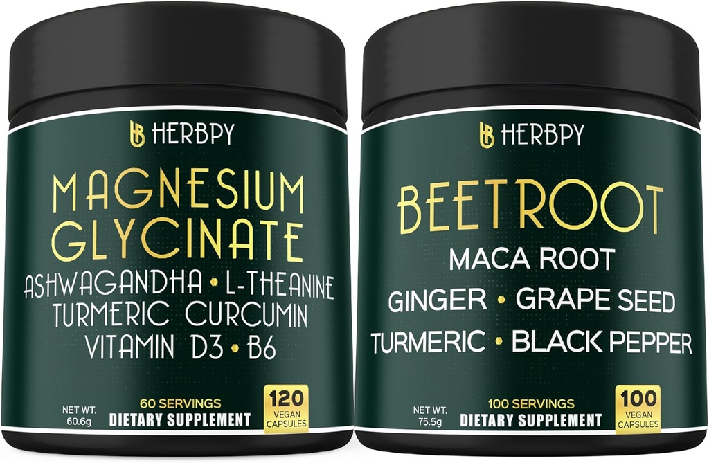 Sche 6in1 Magnezyum Glycinate Supplement & 6in1 Beet Root Capsules