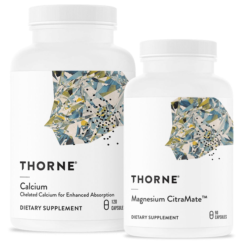THORNE - Bone Health Sche - DiCalcium Malate ve Magnezyum CitraMate - 90 ila 120 hizmet