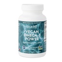 BRAINMD Dr Amen Vegan Omega-3 Power - 60 Plant-Based Softgels - 1,100 mg of EPA & DHA - Destekler Focus, Memory & Heart Health - Vegan, Gluten Free & Non-GMO - 30 Servisler