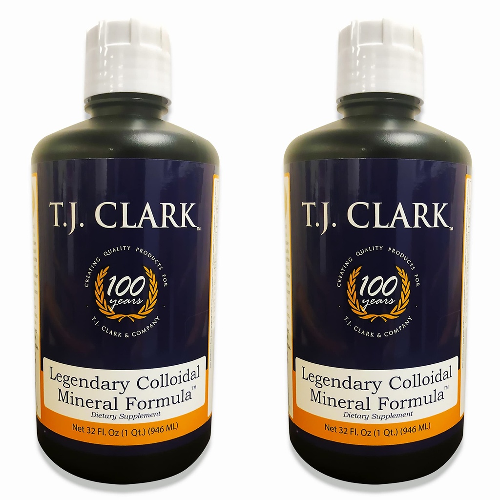 T.J. Clark Legendary Colloidal Mineral Formula 32 fl. oz. (2 Pack) T. J. Clark