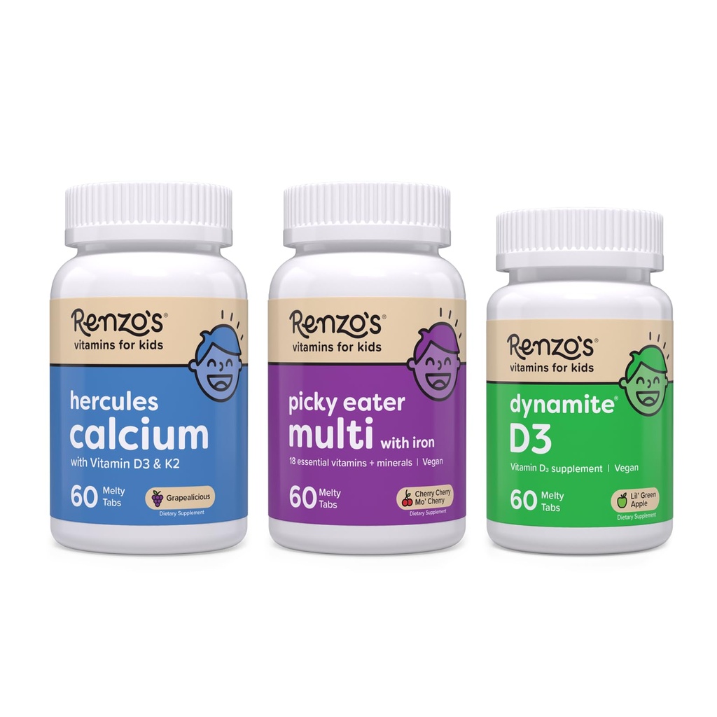 Renzo'nun Vitaminleri Daha Güçlü Now Sche - Picky Eater Kids Multivitamin, Hercules ve Çocuklar için D3