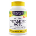 Sağlıklı Origins Vitamin E 400 IU (Doğal, Non-GMO, Gluten Free, Skin Support, Cardiovascular Support), 90 Softgels