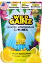 Erkekler ve Kadınlar 5000 mg için Kreatin Monohidrat Gummies - ABD'de Made in USA, Potency Tested, Vegan, Supports Muscle growth, Strength & Cognitive Function, Non-GMO Gluten-Free Lemon Flavored Tinatine 150 Chews