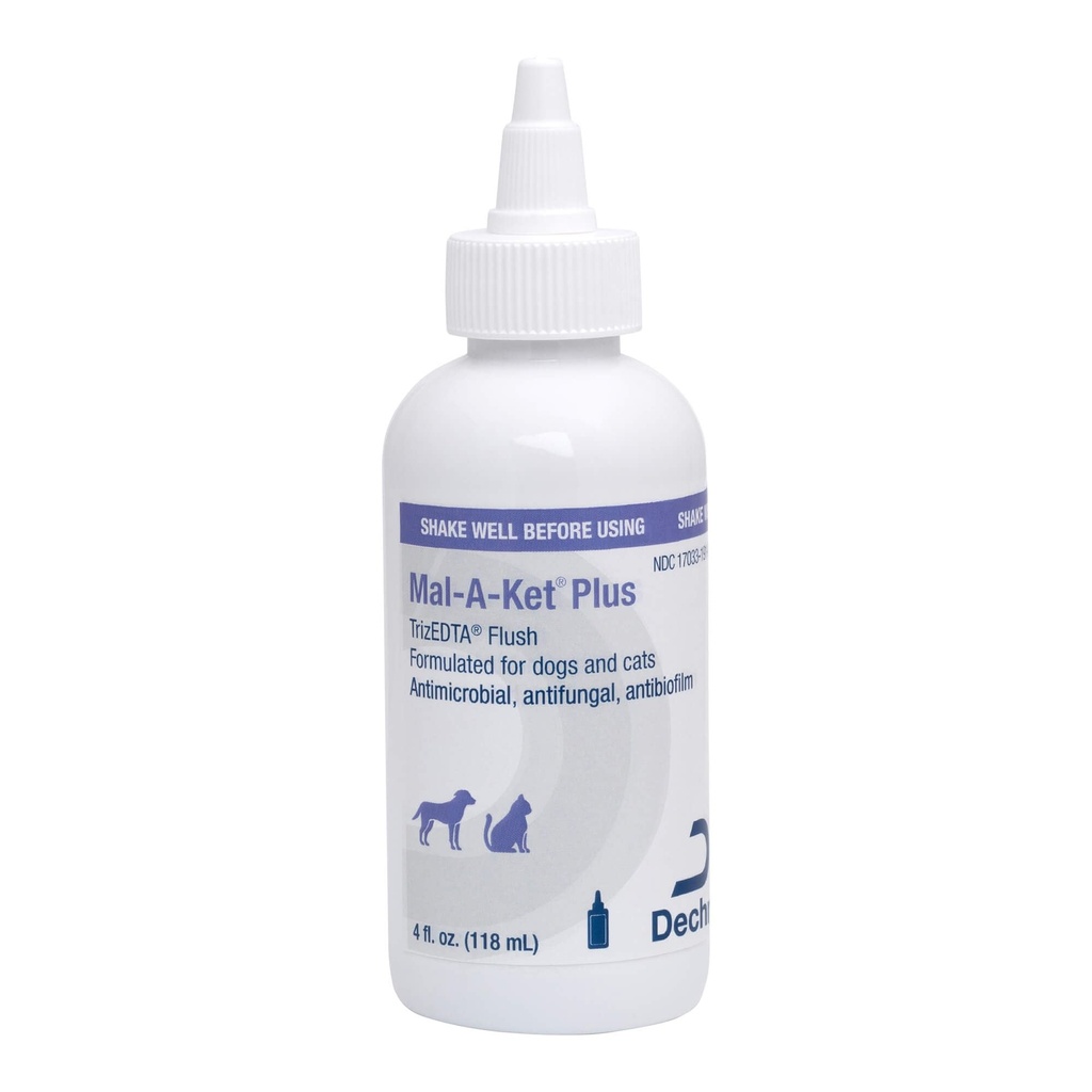 Mal-A-Ket Plus TrizEDTA Kediler ve Köpekler için Flush, 4 oz