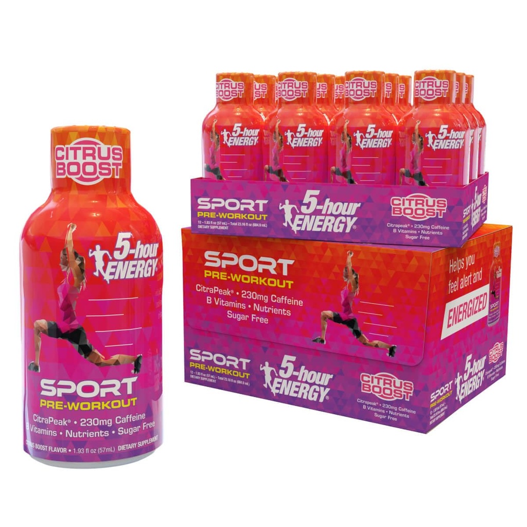 5-hour ENERGY CITRUS BOOST Flavor, 24 Count, Extra Strength Energy Shot