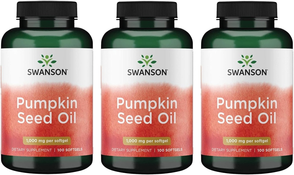 Swanson Riley Tohum Petrol Kombinasyonu Herbal Supplement 1000 mg 100 Softgel Capsules (3 Pack)
