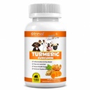 Köpekler için Turmeric - 180 Kont Tablet Curcumin & Piperine ile Tedaviler - Ortak Sağlık, Hareketlilik, Alerji & Itch Relief, Skin & Coat, Hot Spots - Duck Flavor with Salmon Oil