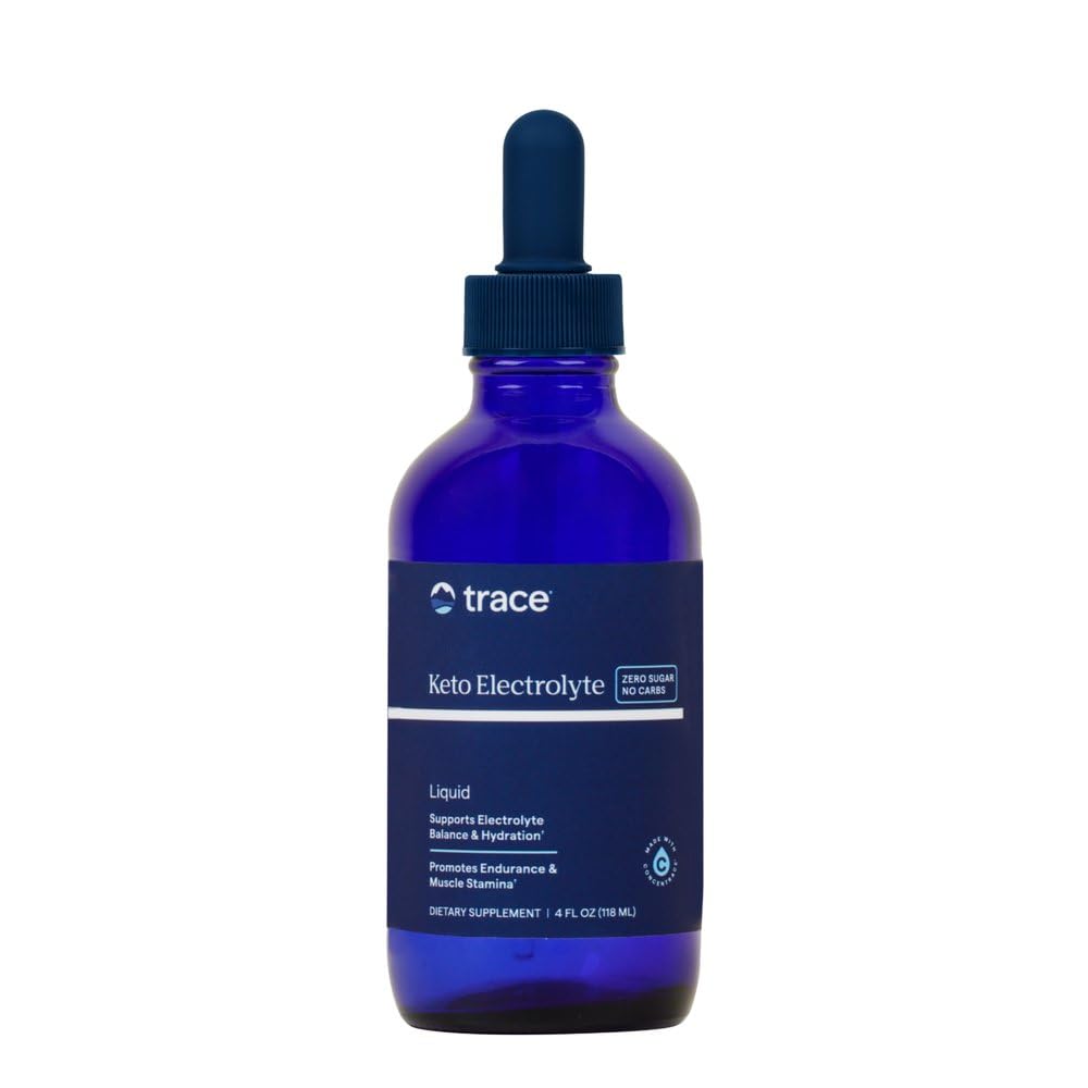 Trace Minerals Keto Electrolyte Drops - Support Muscle & Nerve Health - Electrolyte Beslenme Supplement to Aid Hydration & Fitness - Egzersiz Supplement with Magnezyum - 4 fl oz (24 hizmet)