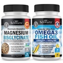 Magnezyum Bisglycinate 180 Count + Omega 3 Fish Oil 90 Count Sche