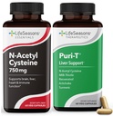 Yaşam Sezonları N-Acetyl Cysteine Boost ile Puri-T – Destekler Liver & Lung Detoxification - 120 Capsules