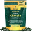 Biogenesis Organik Klorella Mini Tabletler - 1000 Kont (200 mg) | Avustralya Grown | Chlorophyll, Vitamins & Minerals | Destekler Enerji & Immunity | Vegan Mini Tabletler