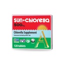 Sun Chlorella 500 mg Whole Body Wellness Green Algae Superfood Supplement - Immune Defense, Gut Health, Natural Purification, Energy Boost - Chlorophyll, B12, Iron, protein - Non-GMO - 120 Tablet