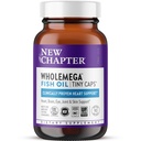 Yeni Bölüm Wholemega Fish Oil Supplement, Tiny Capsules, 2000 mg per Service, Klinik olarak Proven Wild Alaskan Salmon Oil with Omega-3 + Vitamin D3 + Astaxanthin, 500 mg Her - 90 Count