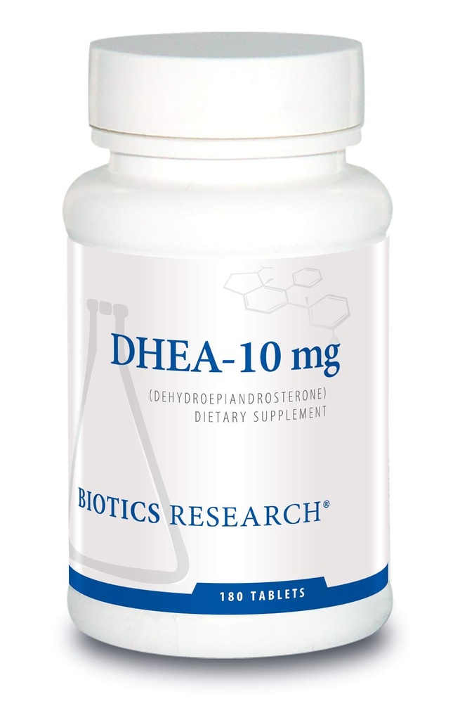 Biotics Research DHEA 10 Milligram Hormonal Denge, Metabolism, Geliştirilmiş Mood ve Outlook, Age Gracely, Sağlıklı Stres Yanıtı, 180 Tabletler