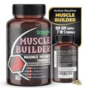 L-Arginine & Tribulus ile Ultra Muscle Builder Supplement – Spor Eğitimi Desteği – 150 Capsules (150-Day Supply)