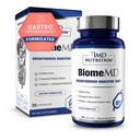 1MD Beslenme BiyomeMD Probiyotikleri | 62 Milyar CFUs, 15 Kapsamlı Strains - Pro & Prebiyotiks | Doktor-Formated for Digestive Health & Immune Support | 30 Capsules