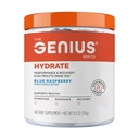 Genius Brand Genius Hydrate - Daily Hydration için Elektrolyte Supplement - Coconut Water - Sugar-Free - 8 Essential Minerals & Nutrients - Non-GMO - Blue Raspberry - 50 Hizmet