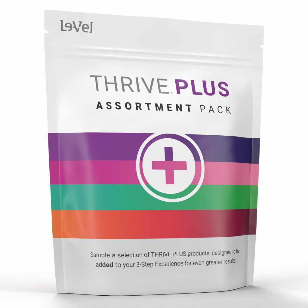 Le-Vel Thrive Plus Assortment Pack Beslenme Supplement Örnekr, 30 Liquid, Gummy, Capsule Pieces, 30 Heres, Benzersiz Wellness Çeşitlilik