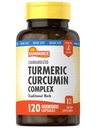 Sundance Turmeric Curcumin Kompleks | 120 Capsules | Black Pepper Extract | Traditional Herb | Non-GMO ve Gluten Free Supplement Supplement