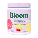 Bloom Nutrition High Energy Pre Workout with Beta Alanine, BTC ve L Tyrosine for Platinum Energy, Natural Caffeine Toz from Green Tea Extract, Keto, Sugar Free Drink Mix, Raspberry Lemonade
