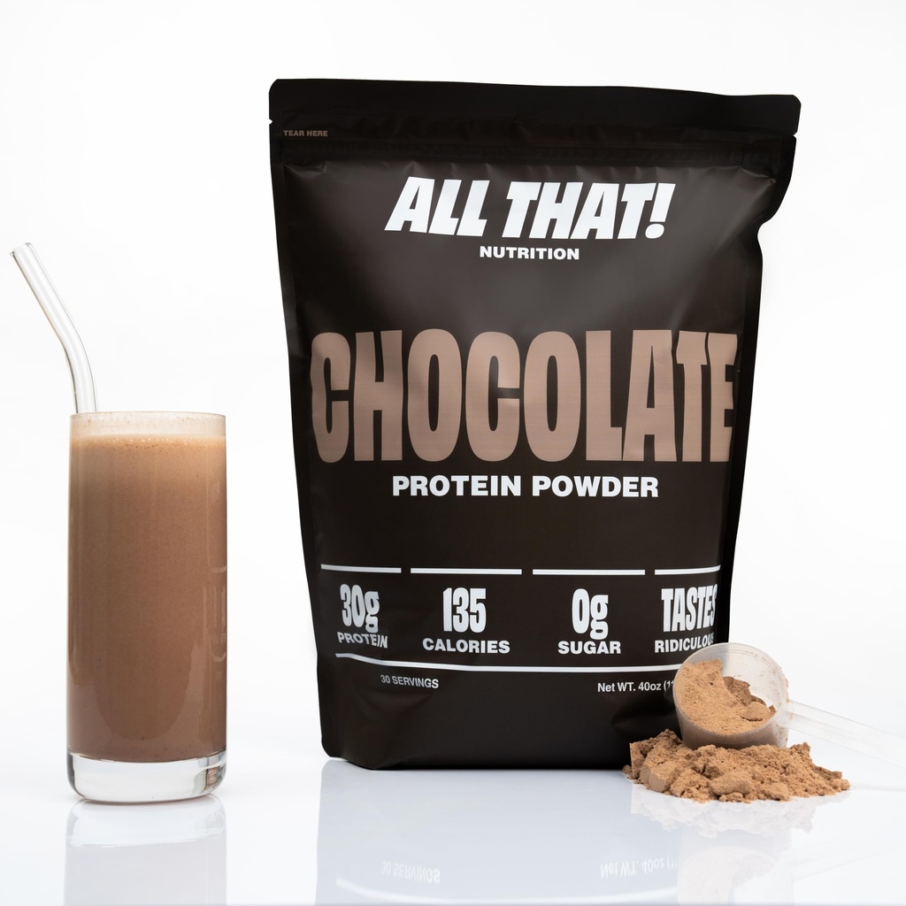 Çikolata Protein Toz, 30G Whey proteini, Low Calorie & Fast-Absorbing, 0 Sugar, Soy-Free & Gluten-Free Protein Toz, 30 Hizmet