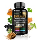 Erkekler / kadınlar için Shilajit - Pure Himalaya Organik,Shilajit Capsules with Ashwagandha,Supplements 60 Capsules Alternative to Wear,Drops & Gummies