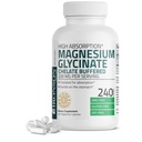 Bronson Magnezyum Glycinate 200 MG, Yüksek Absorpsiyon için, Cent On Stomach, Non-GMO, 240 Vegetarian Capsules