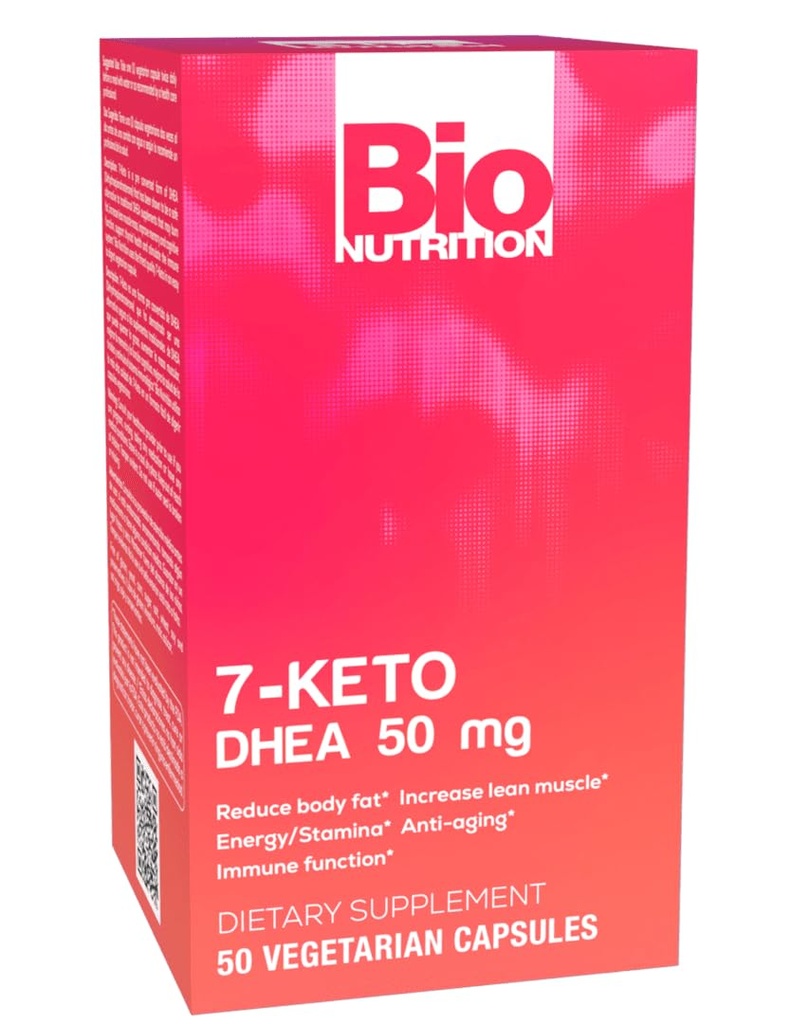 Bio Beslenme 7Keto 50 Vejetaryen Capsules | DHEA 50 mg | Güçlü Immune Health | Energy & Stamina